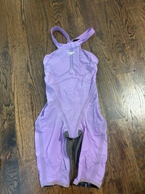 Speedo Lavender Women's Kneeskin Racing One-Piece